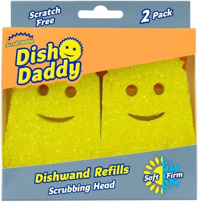Varita dispensadora de jabón y 2 repuestos Scrub Daddy