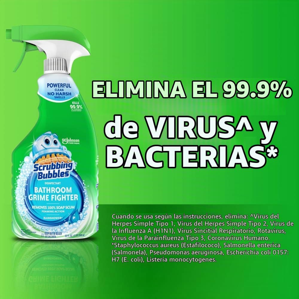 Limpiador desinfectante para baño y ducha Scrubbing Bubbles