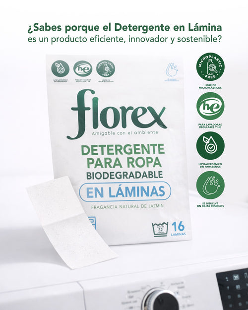 Detergente en lamina Biodegrable