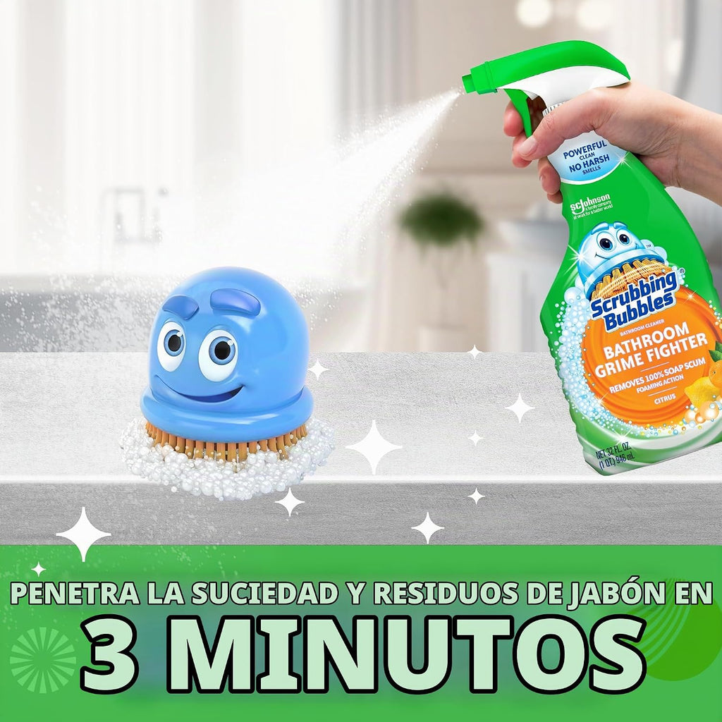 Limpiador desinfectante para baño y ducha Scrubbing Bubbles