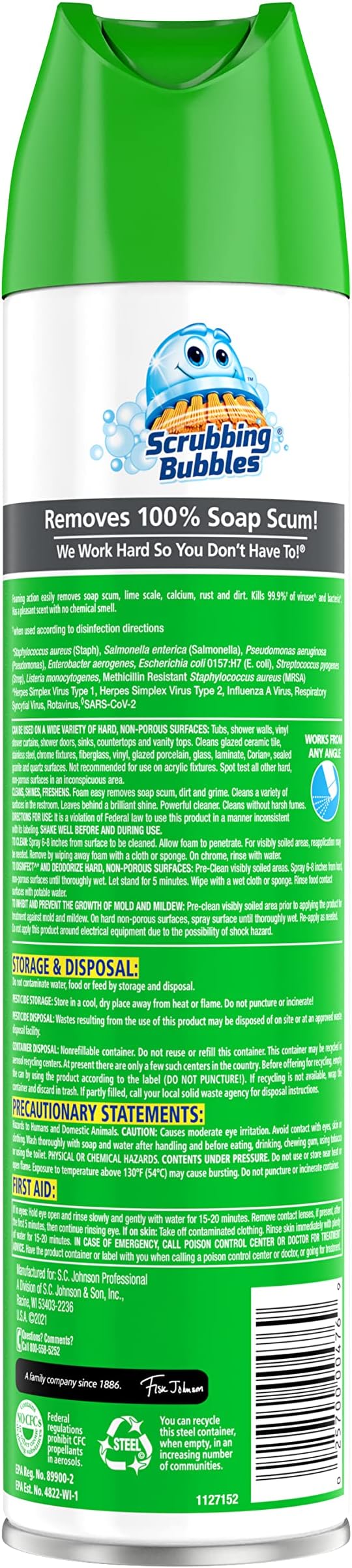 Limpiador de baño mágico en Spray Scrubbing Bubbles