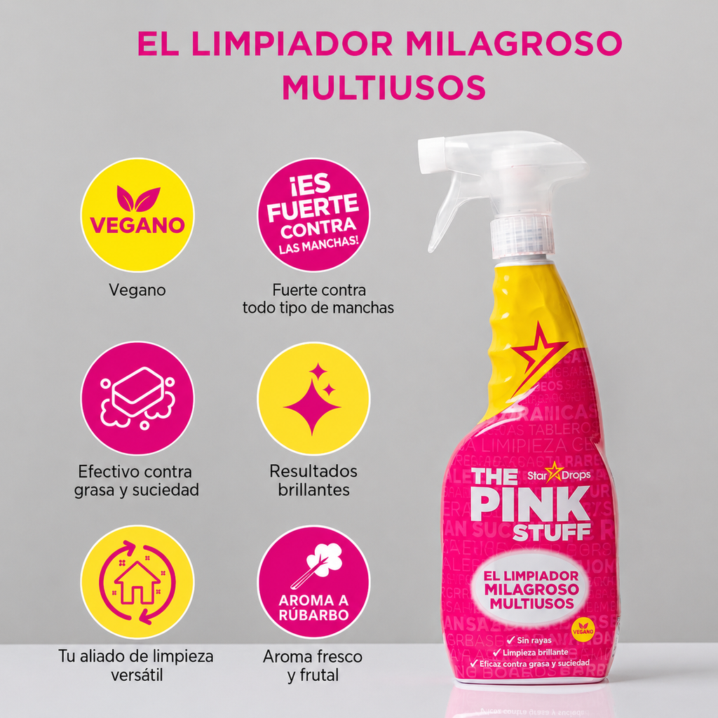 El Limpiador Milagroso Multiusos The Pink Stuff