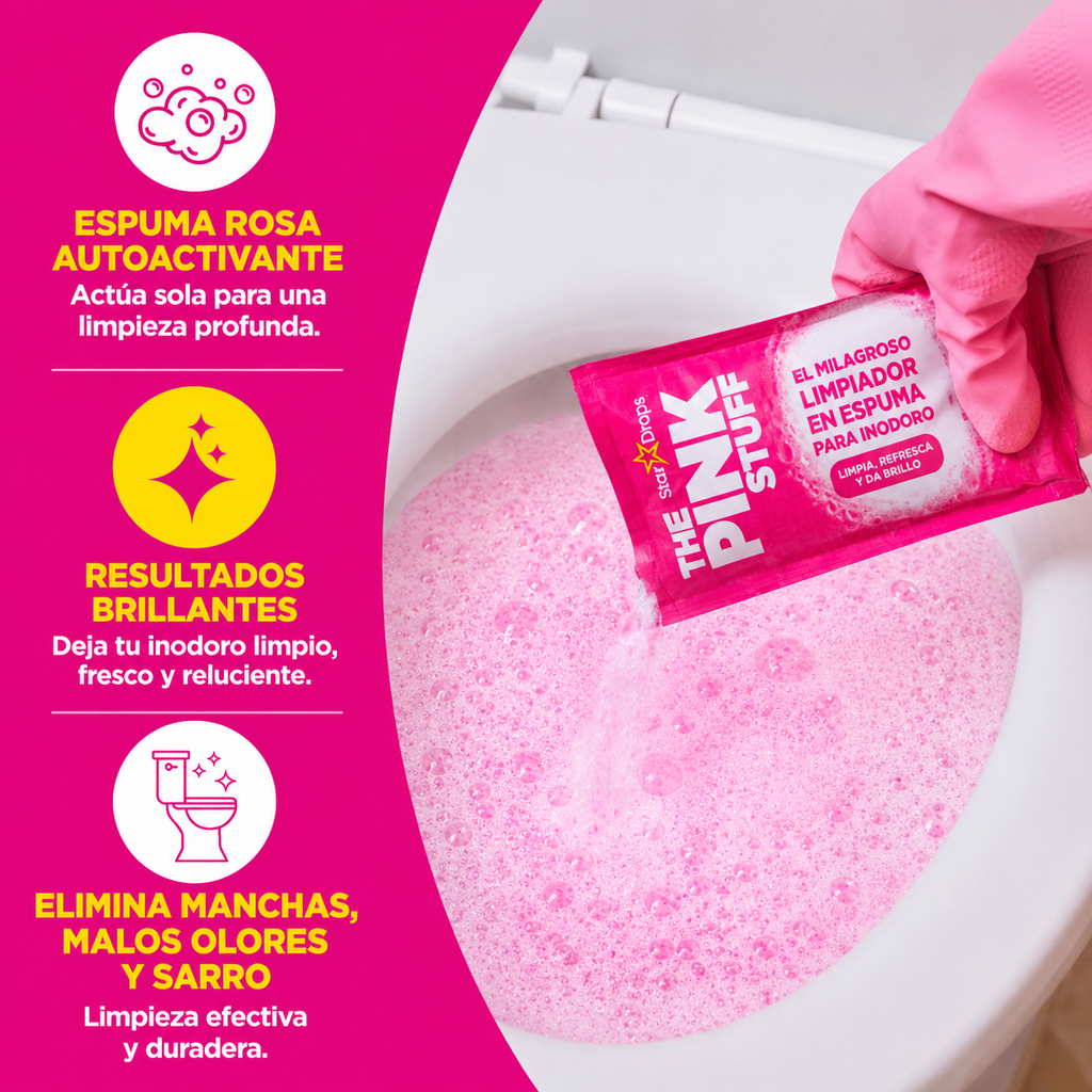 Espuma Mágica para Inodoro The Pink Stuff (2 pcs)