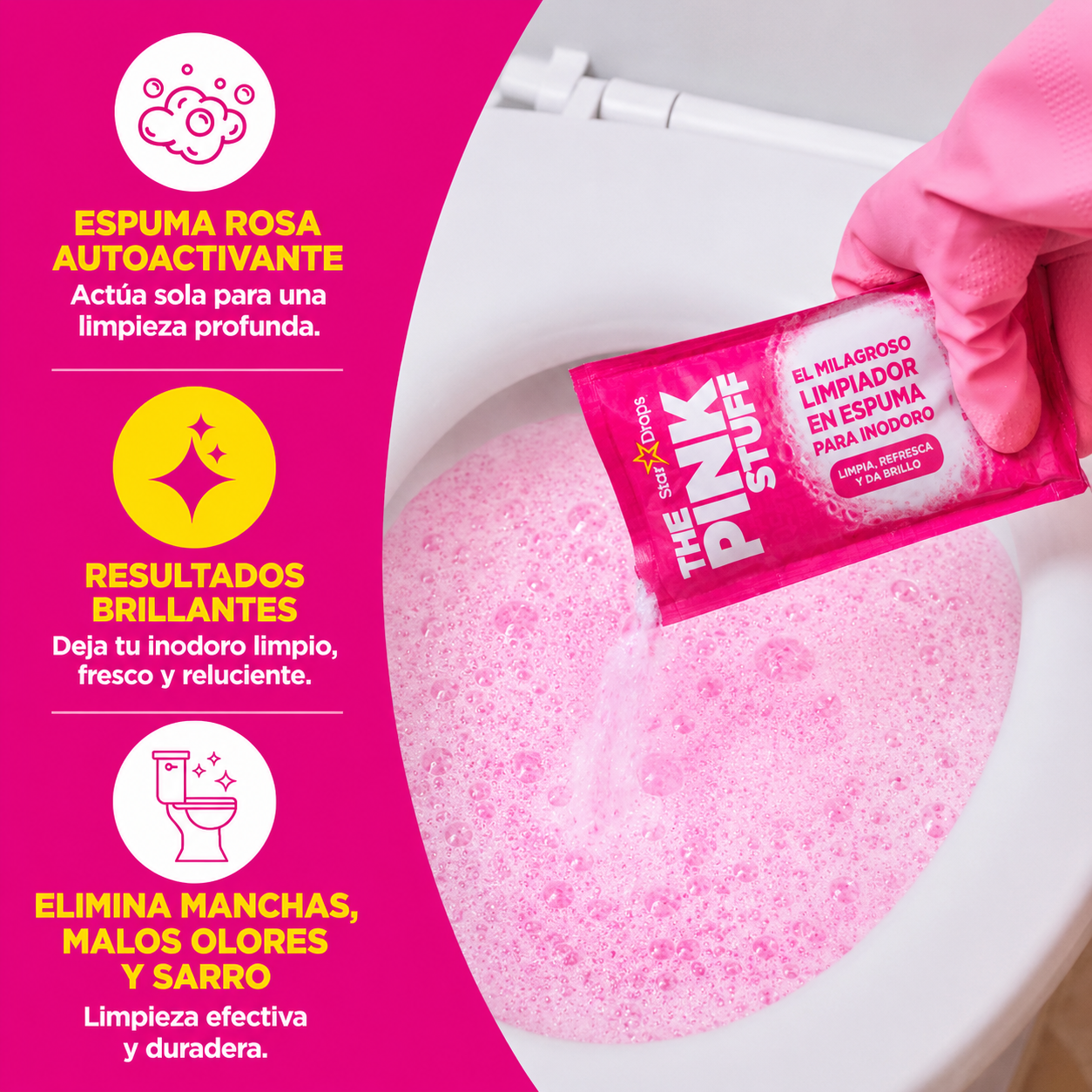 Espuma Mágica para Inodoro The Pink Stuff (2 pcs)