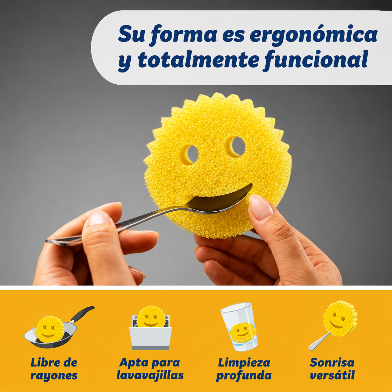 3 Esponjas Mágicas Scrub Daddy (3 pcs)