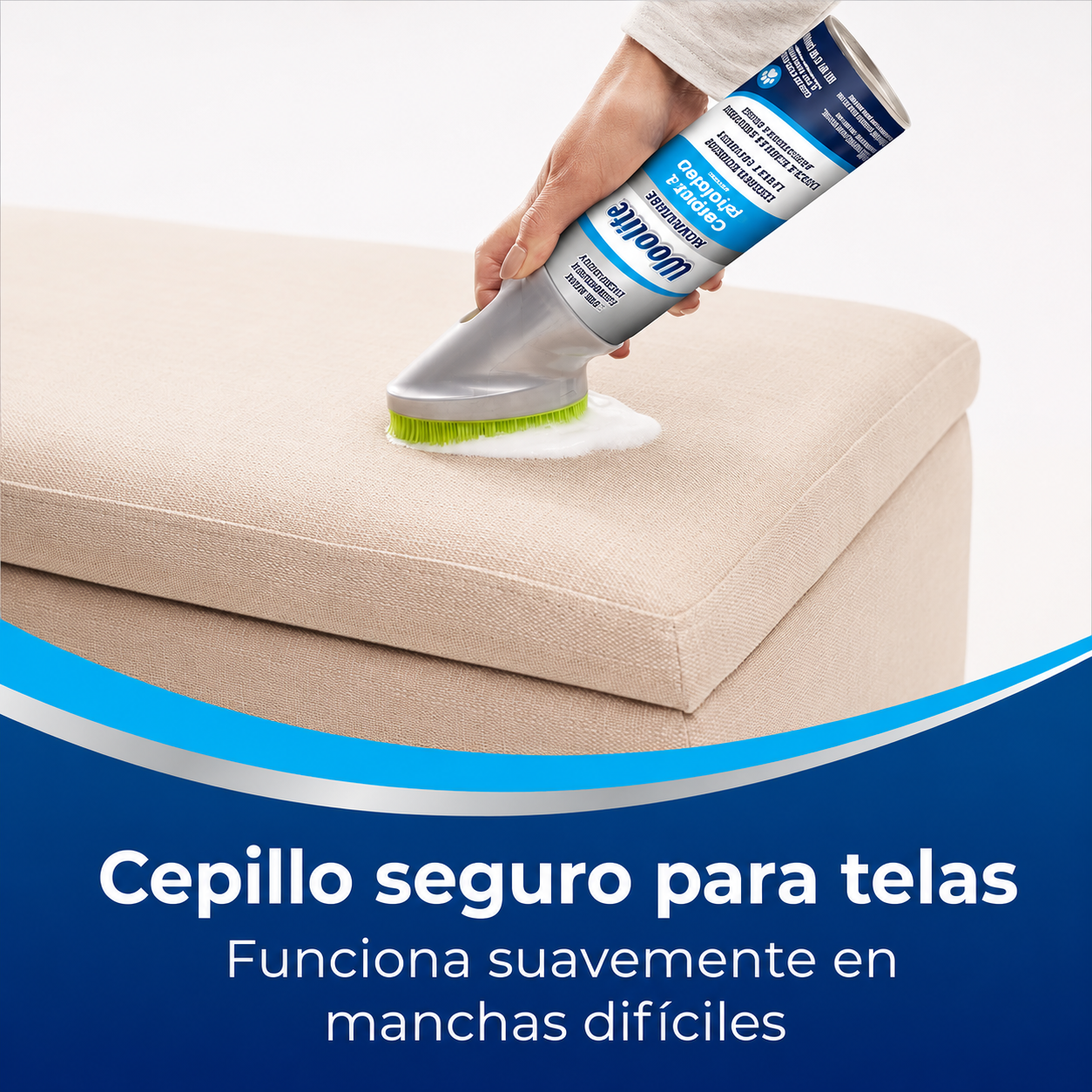 Limpiador de espuma para Sillones, alfombras o  tapicería Woolite