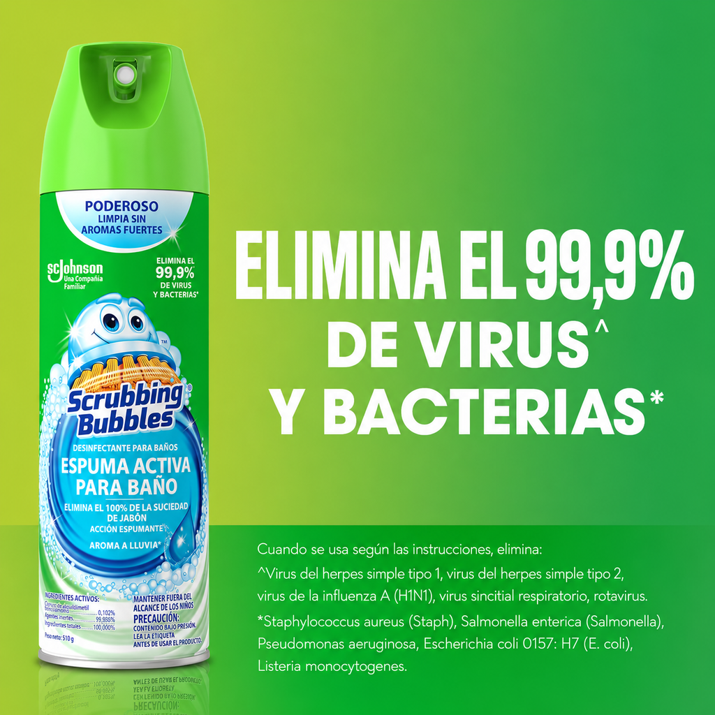 Limpiador de baño mágico en Spray Scrubbing Bubbles