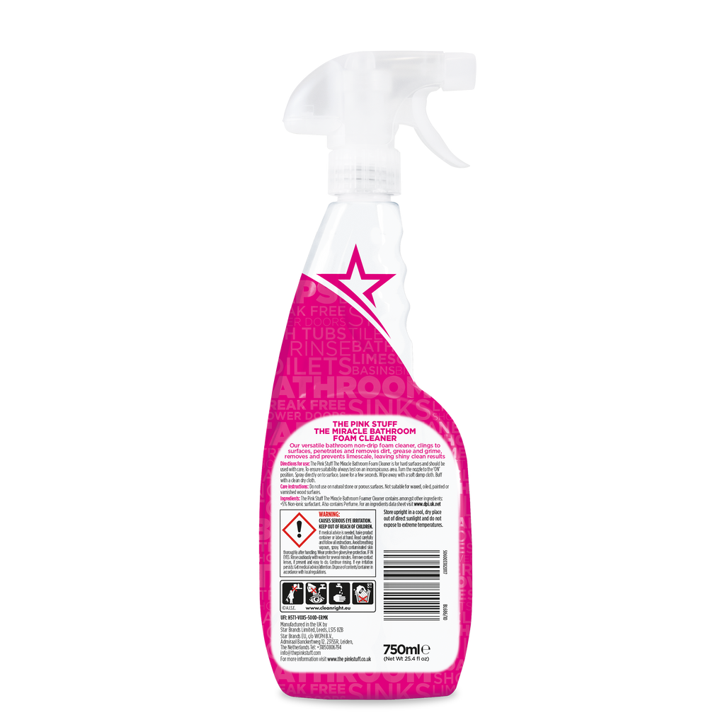 La Espuma Limpiadora Milagrosa para Baño The Pink Stuff